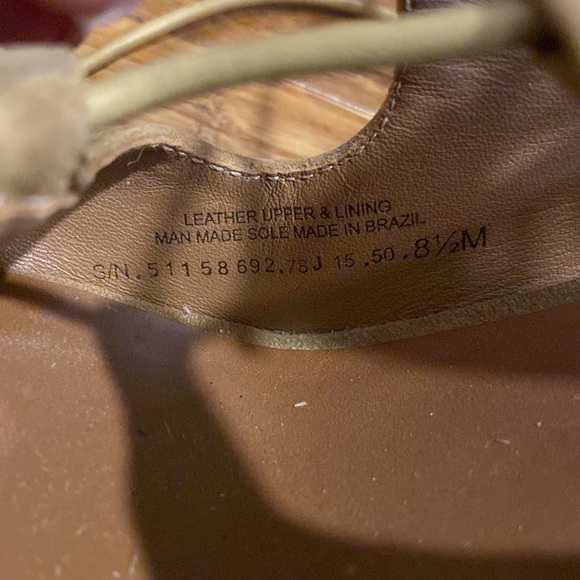 Tory Burch  Raya Suede Lace Up Wedges Size 8.5 - Picture 8 of 8